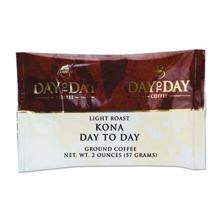 Papanicholas Coffee Day-to-Day, 100% Pure Coffee, Kona Blend, 2 Oz Pack, 42PK 22003